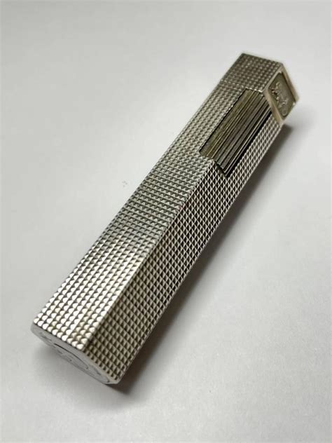 Rare Celine 1970s Hexagonal Lighter, Silver Plated Vintage